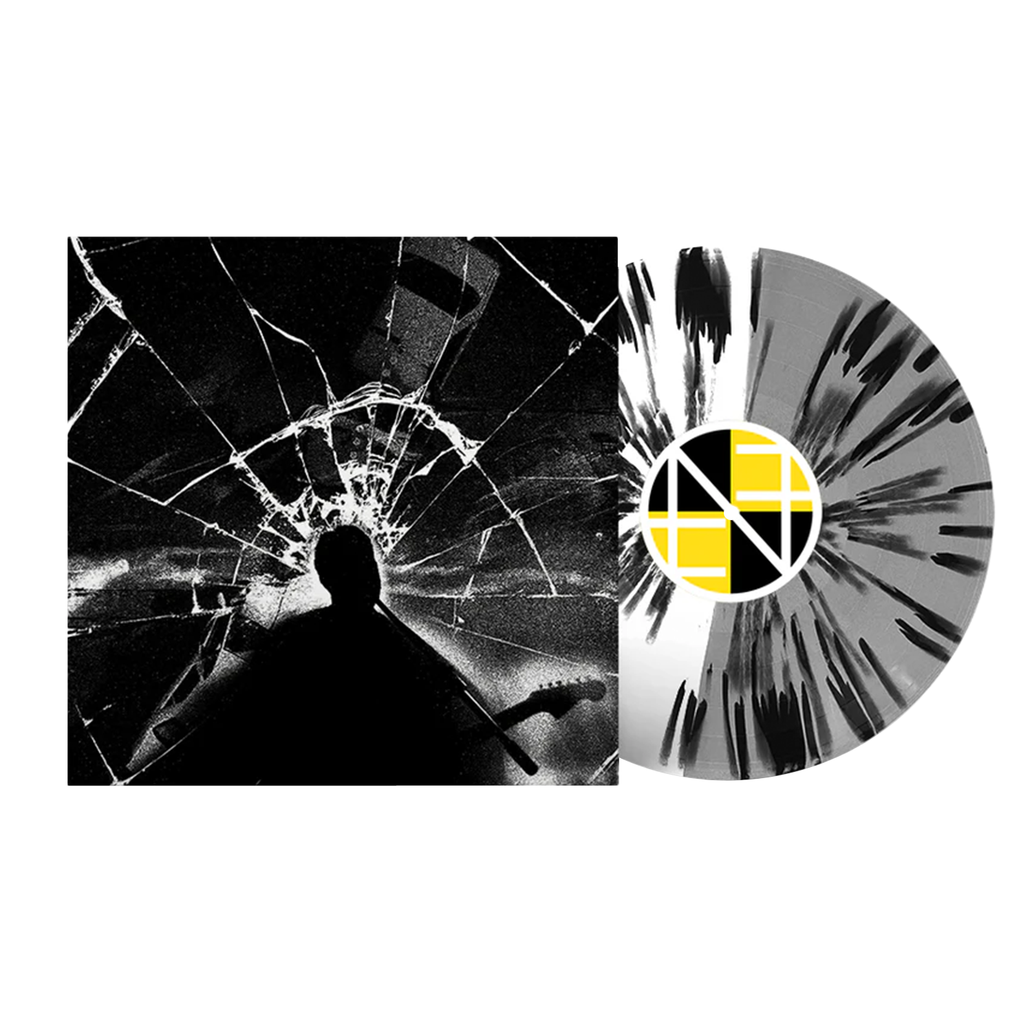 Auditory Trauma: Nothing Isolation Sessions - Half Silver & Half White w/ Black Splatter LP
