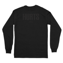 Load image into Gallery viewer, Existence Hurts Black on Black Long Sleeve
