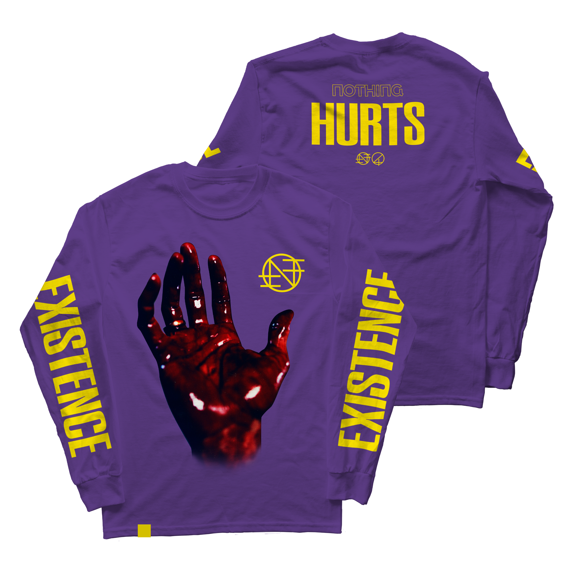 Existence Hurts Long Sleeve (Purple)