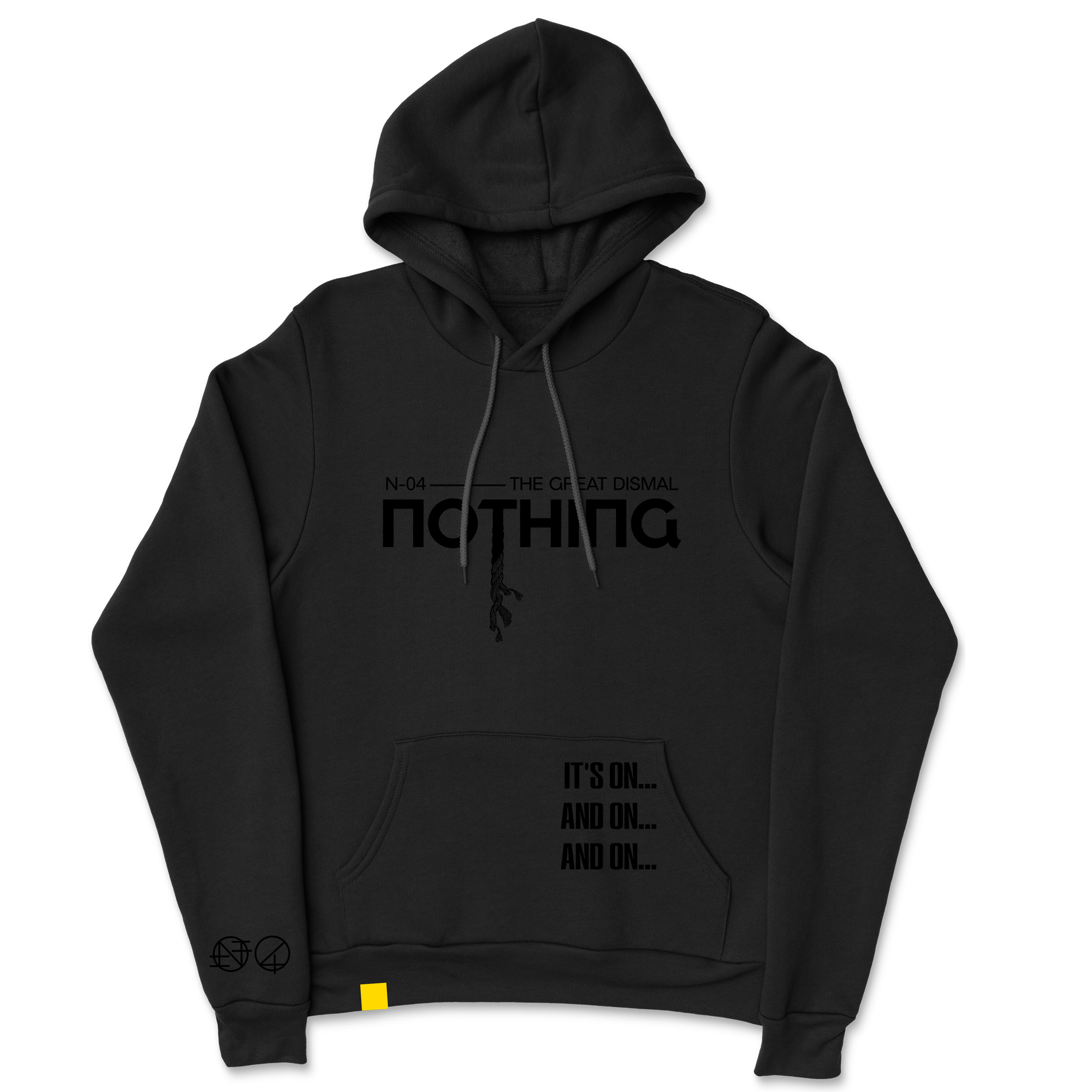 Tracklist Black on Black Hoodie